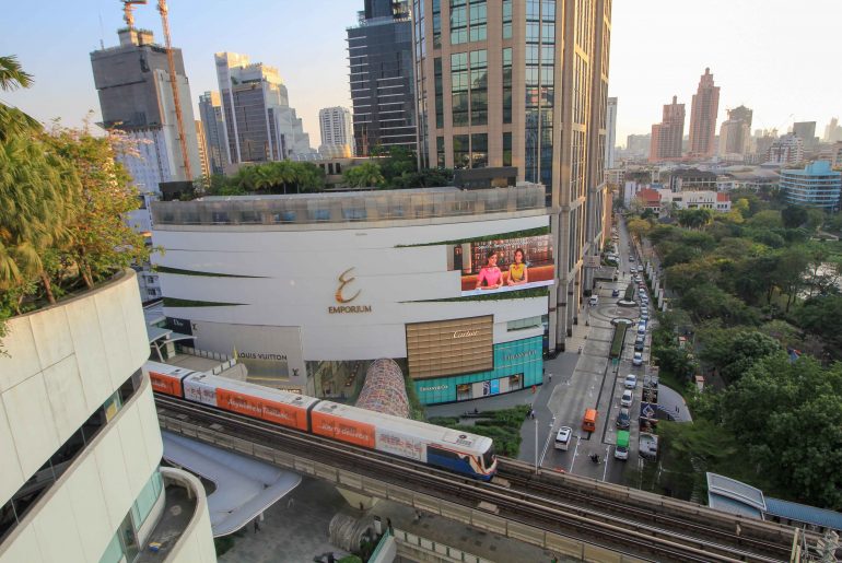 Bangkok Unterkünfte: Coole Viertel zum Übernachten Emporium, Luxus Einkaufszentrum, Shopping Mall