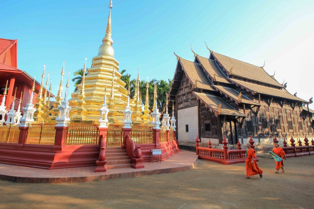 Tempel, Chiang Mai, Wat Phan Tao, Holztempel