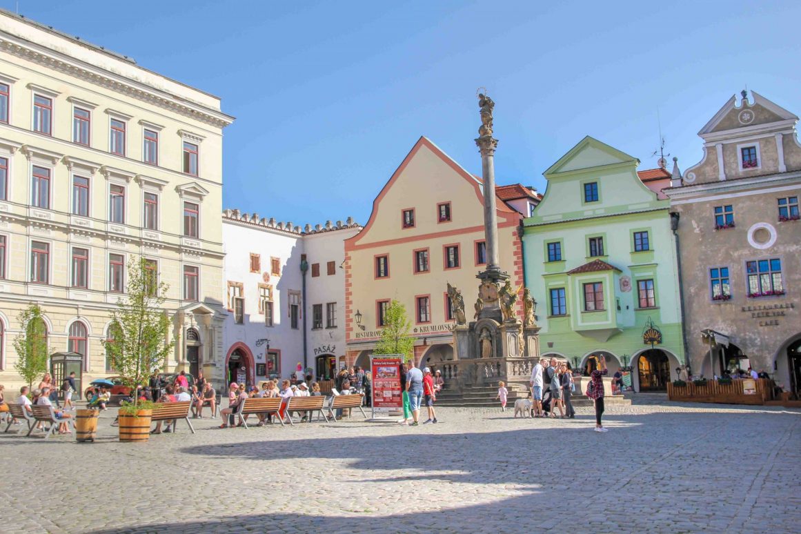 Cesky Krumlov - Náměstí Svornosti Hauptplatz ©Jürgen Reichenpfader