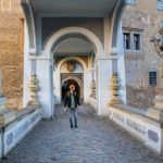 Cesky Krumlov Castle, Cloak Bridge, Czech Republick