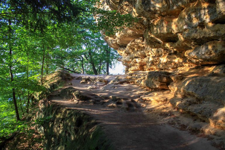 Prebischtor, Böhmische Schweiz, Tschechien, Wandeung