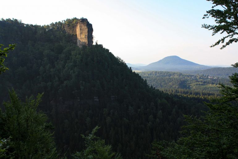 Prebischtor, Böhmische Schweiz, Tschechien, Wandeung