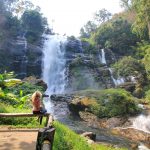 Wachirathan Waterfall, Wassefall, Doi Inthanon Nationalpark, Thailand