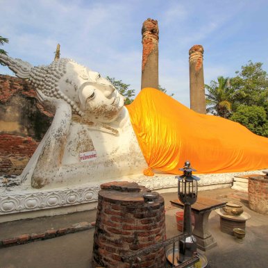 Wat Yai Chai Mongkon Tempel - Ayutthaya ©Jürgen Reichenpfader