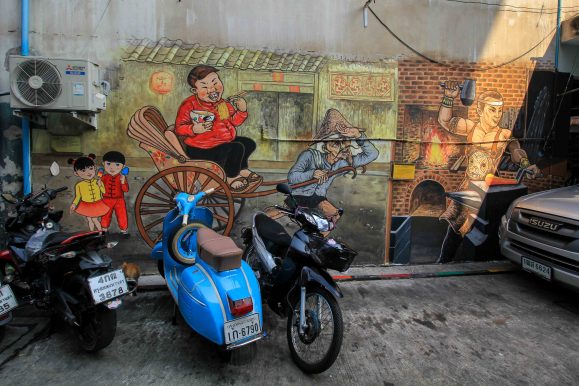 Chinatown Bangkok - Streetart ©Jürgen Reichenpfader