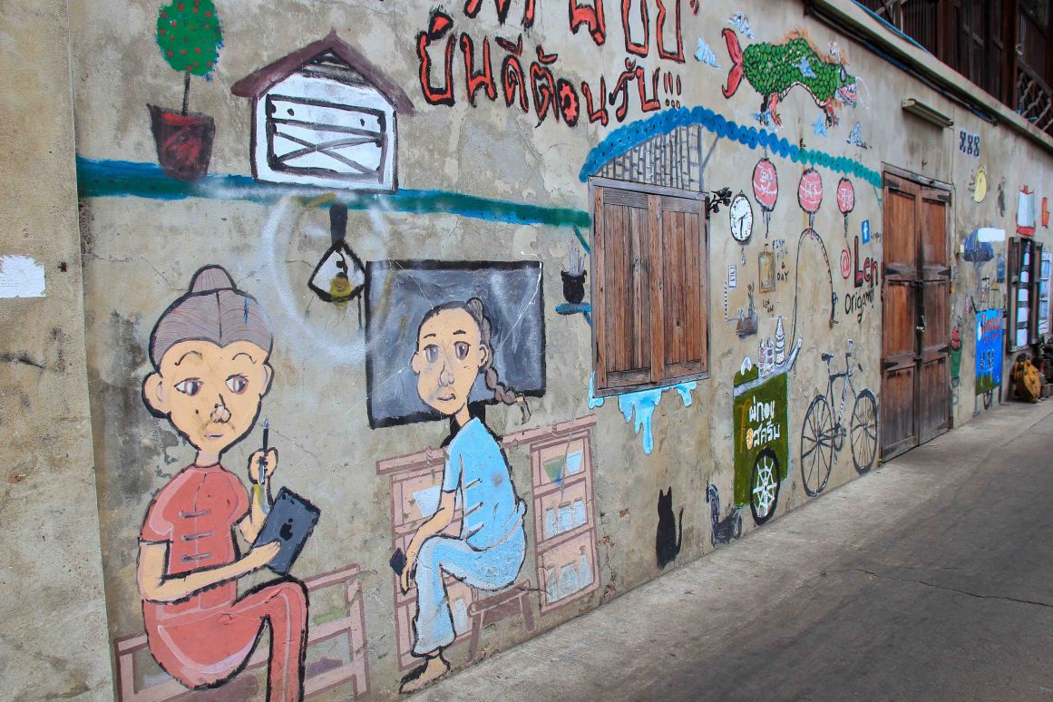 Chinatown Bangkok - Streetart ©Jürgen Reichenpfader