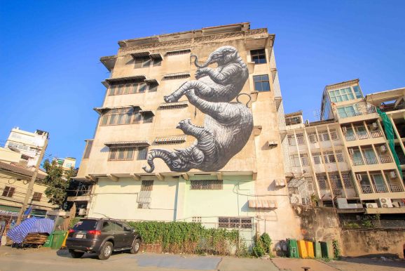 Chinatown Bangkok - Streetart ©Jürgen Reichenpfader