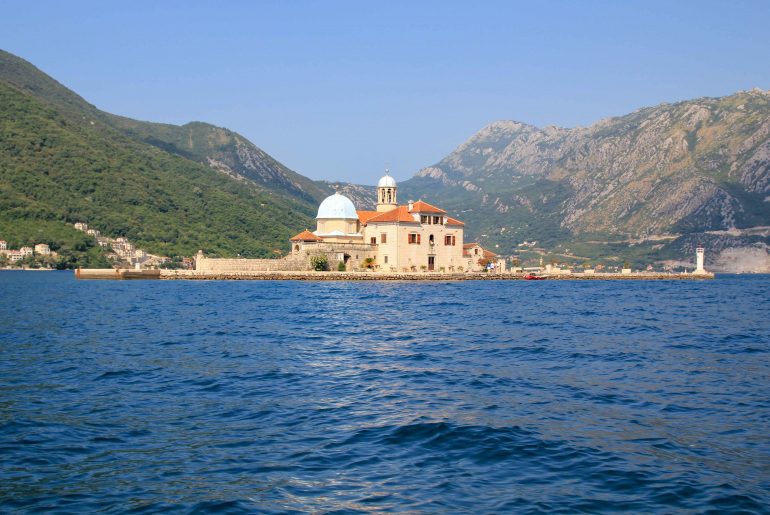 Kircheninsel, Perast, Bucht von Kotor, Montenegro