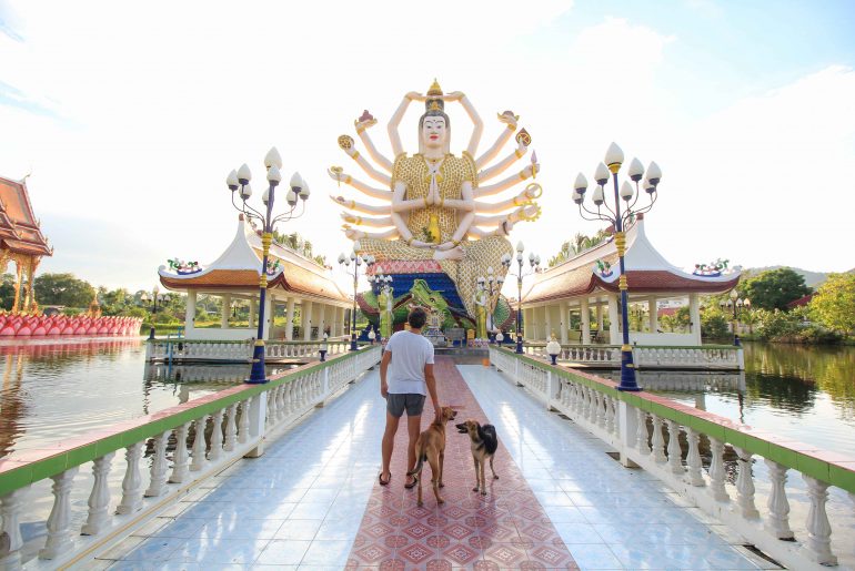 Wat Plai Laem, Tempel, Koh Samui, Urlaub, Thailand