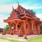 Wat Ratchathammaram, Red Temple, Koh Samui, Thailand