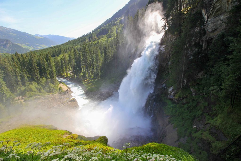 Krimml Waterfalls, Salzburg, Highest Waterfall in Austria