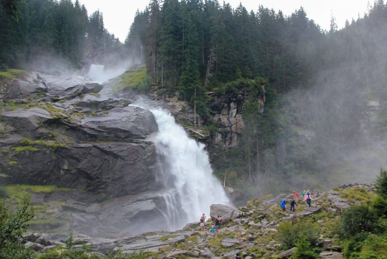 Krimml Waterfalls, Austria, Salzburg, Highest Waterfall in Europe