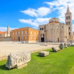 Le forum & l'église Saint-Donat, Zadar, Croatie