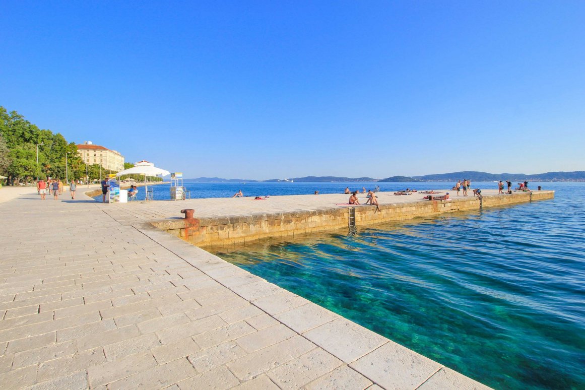 Riva (promenade en bord de mer) Zadar ©Jürgen Reichenpfader