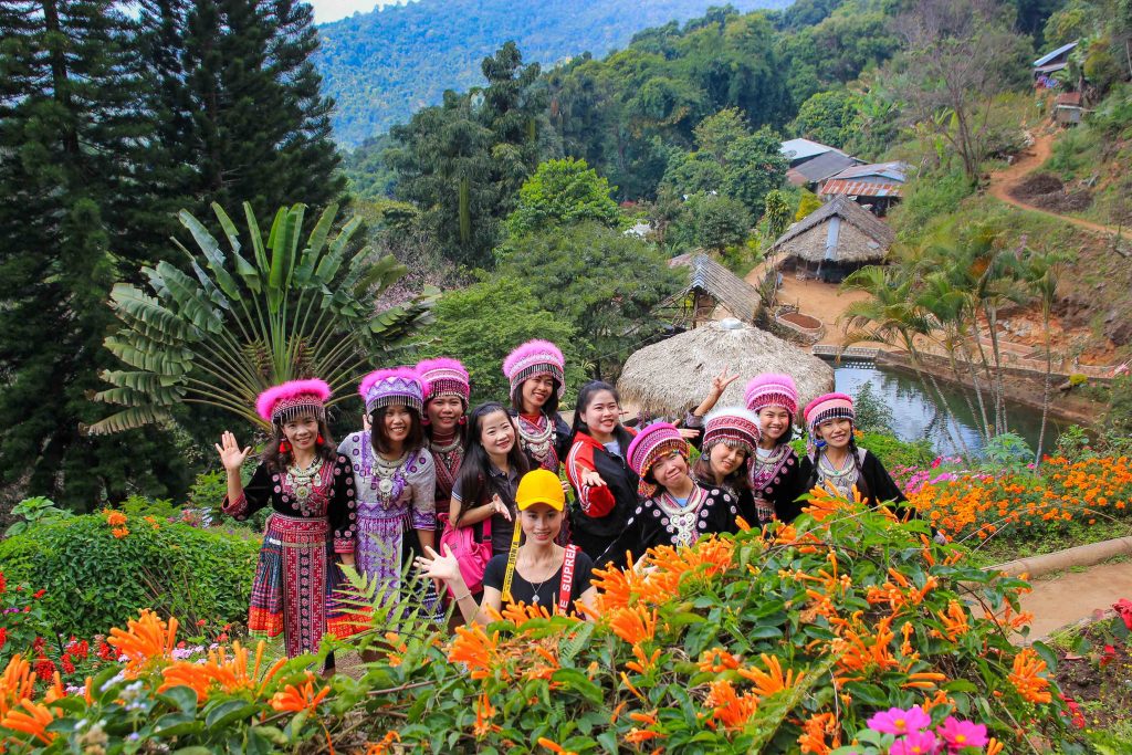 Hmong Village, Chiang Mai, Doi Suthep Nationalpark, Thailand