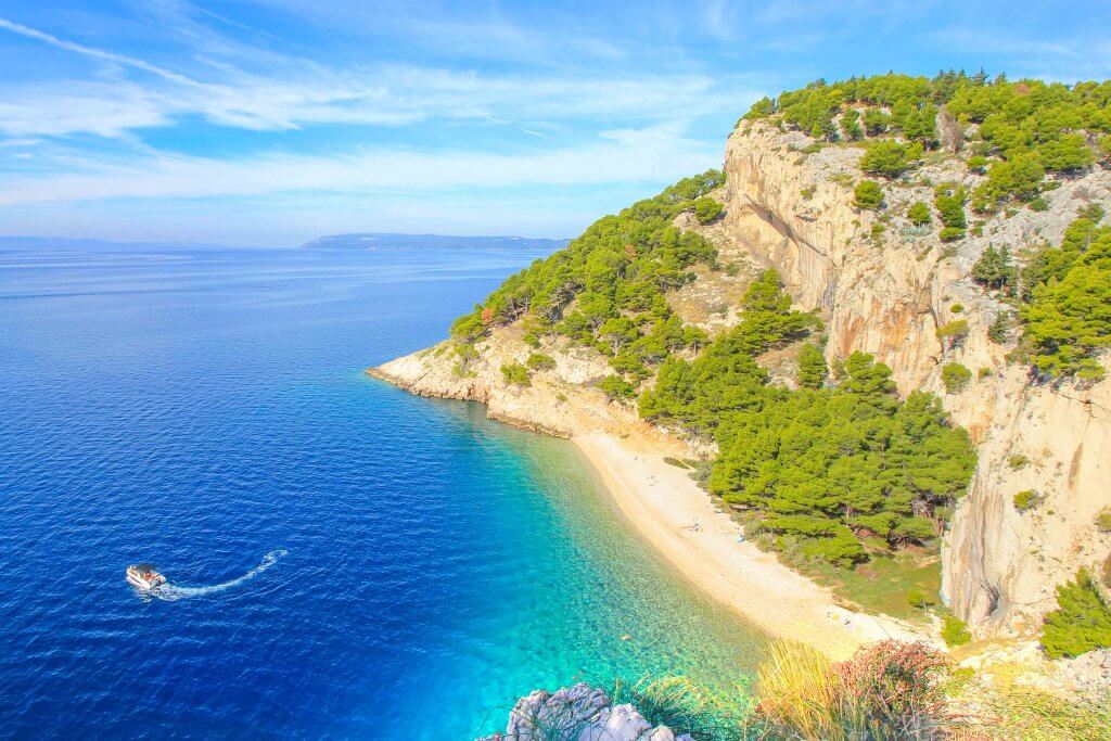 Strand Nugal, Makarska, Kroatien