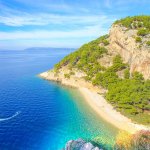 Plage de Nugal, Makarska, Croatie