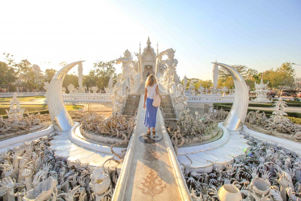 Weißer Tempel, Chiang Rai, Thailand