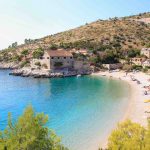 Plage de Dubovica, île de Hvar, Croatie