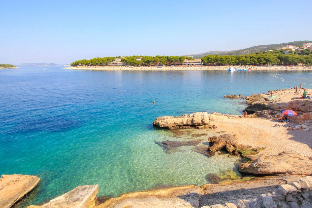 Beach Garbina, Primosten, Beach Rosi, Croatia