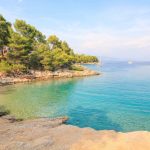 Plage de Maslenica, île de Hvar, Croatie