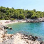 Plage de Mekicevica, île de Hvar, Croatie