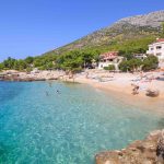 Plage Ivan Dolac, île de Hvar, Croatie