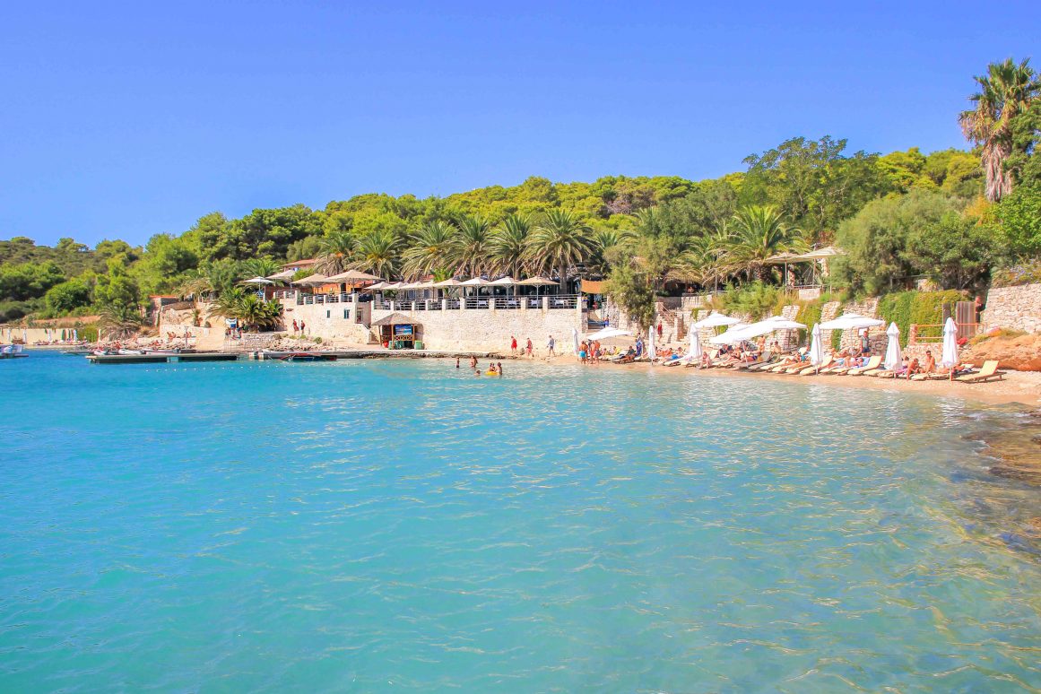 Plage de Palmizana (îles Pakleni) Hvar