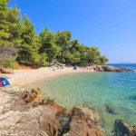 Plage de Zucica, île de Hvar, Croatie