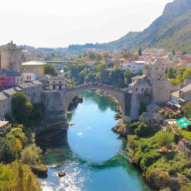 Brücke von Mostar - Aussicht @Jürgen Reichenpfader