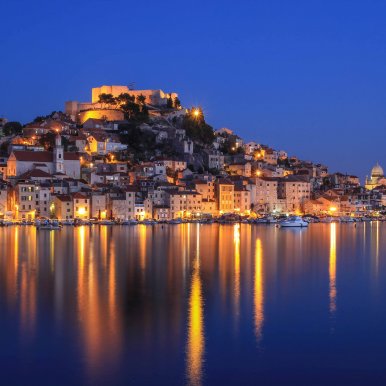 Sibenik bei Nacht - Kroatien @Jürgen Reichenpfader