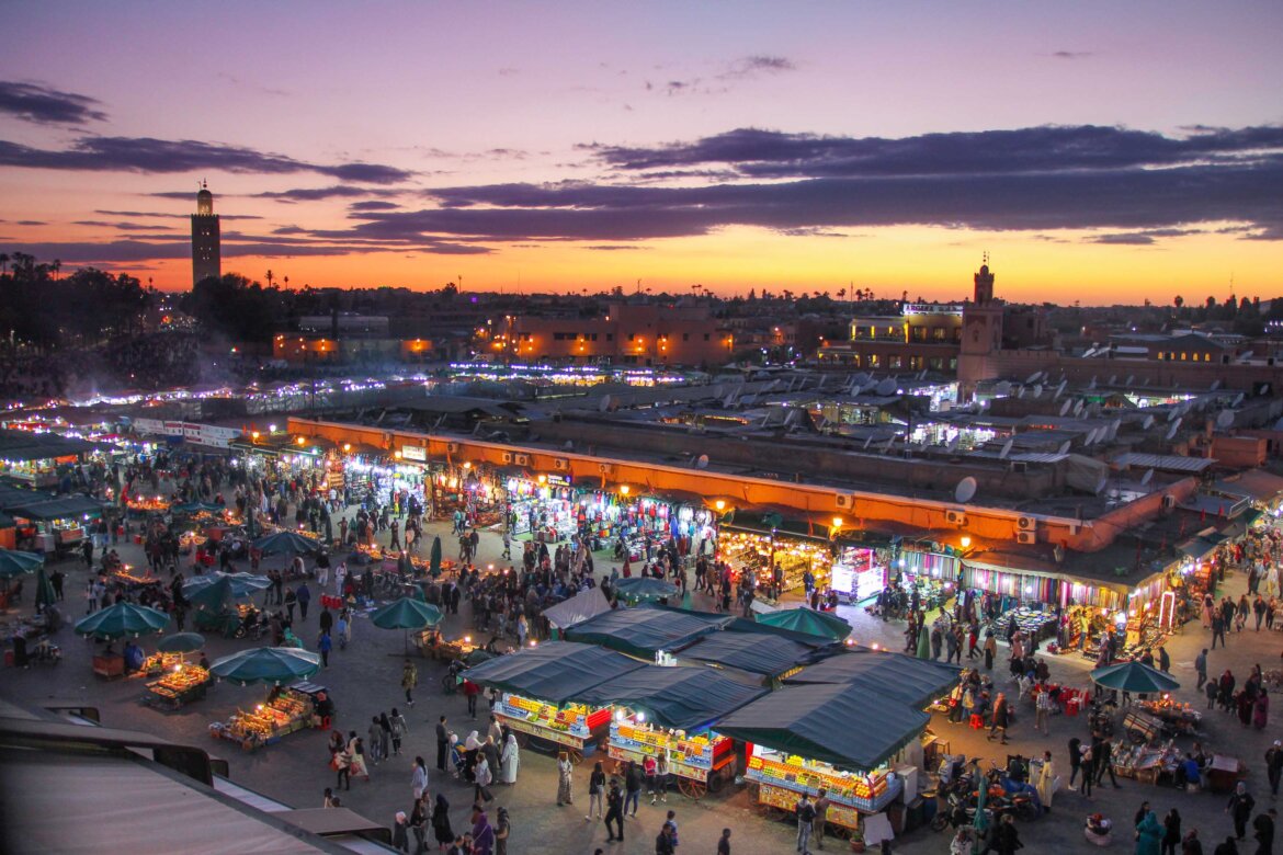 Marrakesch, Djemaa el Fna, Marokko