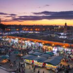 Marrakesch, Djemaa el Fna, Marokko