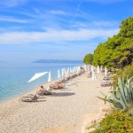 Strand Jadran, Tucepi, Kroatien, Makarska Riviera