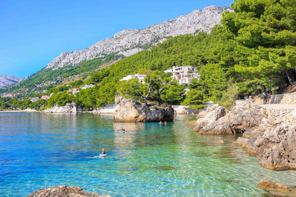 Punta Rata Beach, Strand, Brela, Makarska Riviera