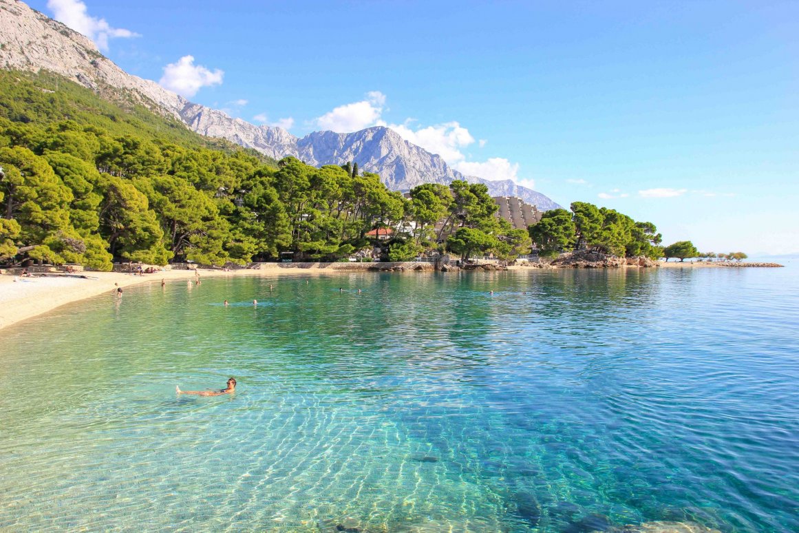 Strand Plaza Maestral - Brela, Kroatien @Jürgen Reichenpfader