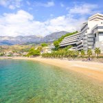 Strand Medora, Podgora, Kroatien, Makarska Riviera