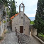 Parc forestier de Marjan, l'église de Svete Jere, Split Croatie