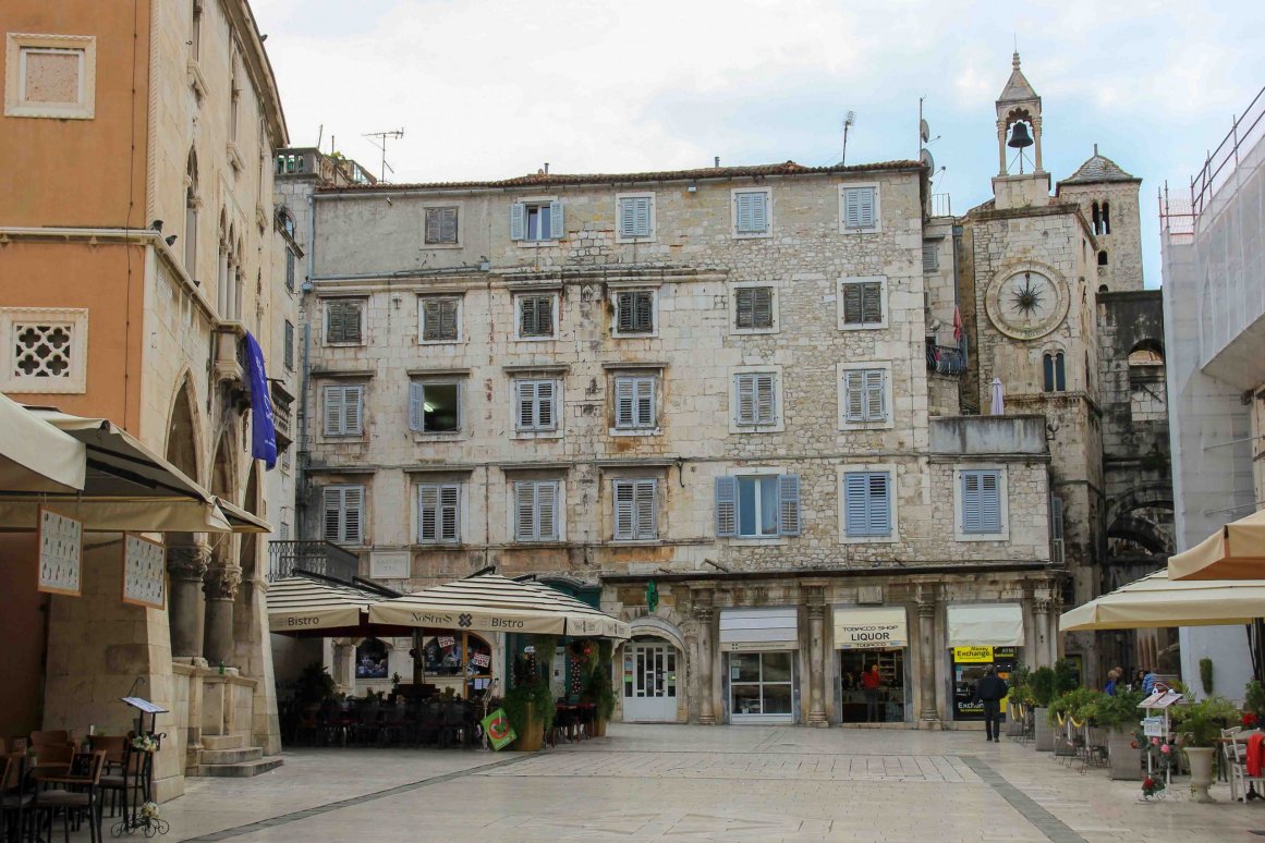 Split Altstadt, Kroatien - Platz Pjaca @Jürgen Reichenpfader