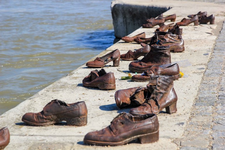 Schuhe an der Donau, Denkmal, Budapest