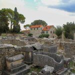 Les ruines de Salona, Split, Croatie