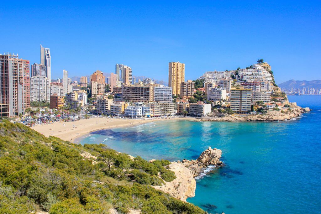 Benidorm Beaches, Spain, Costa Blanca