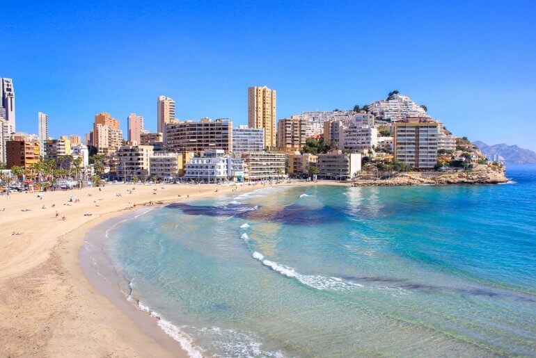Cala de Finestrat, Strand, Benidorm, Spanien