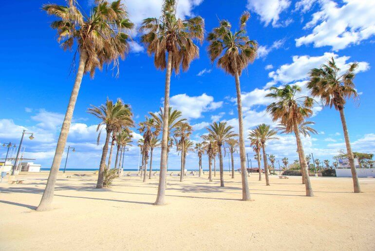 Strand Las Arenas, Playa del Cabanyal, Valencia