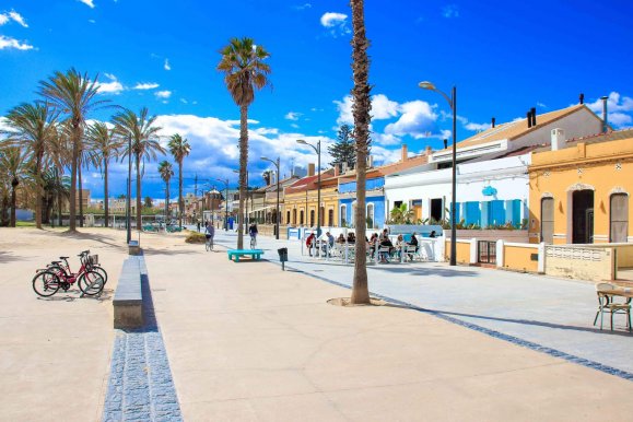 Playa Patacona in Alboraya - Valencia Strand @Jürgen Reichenpfader