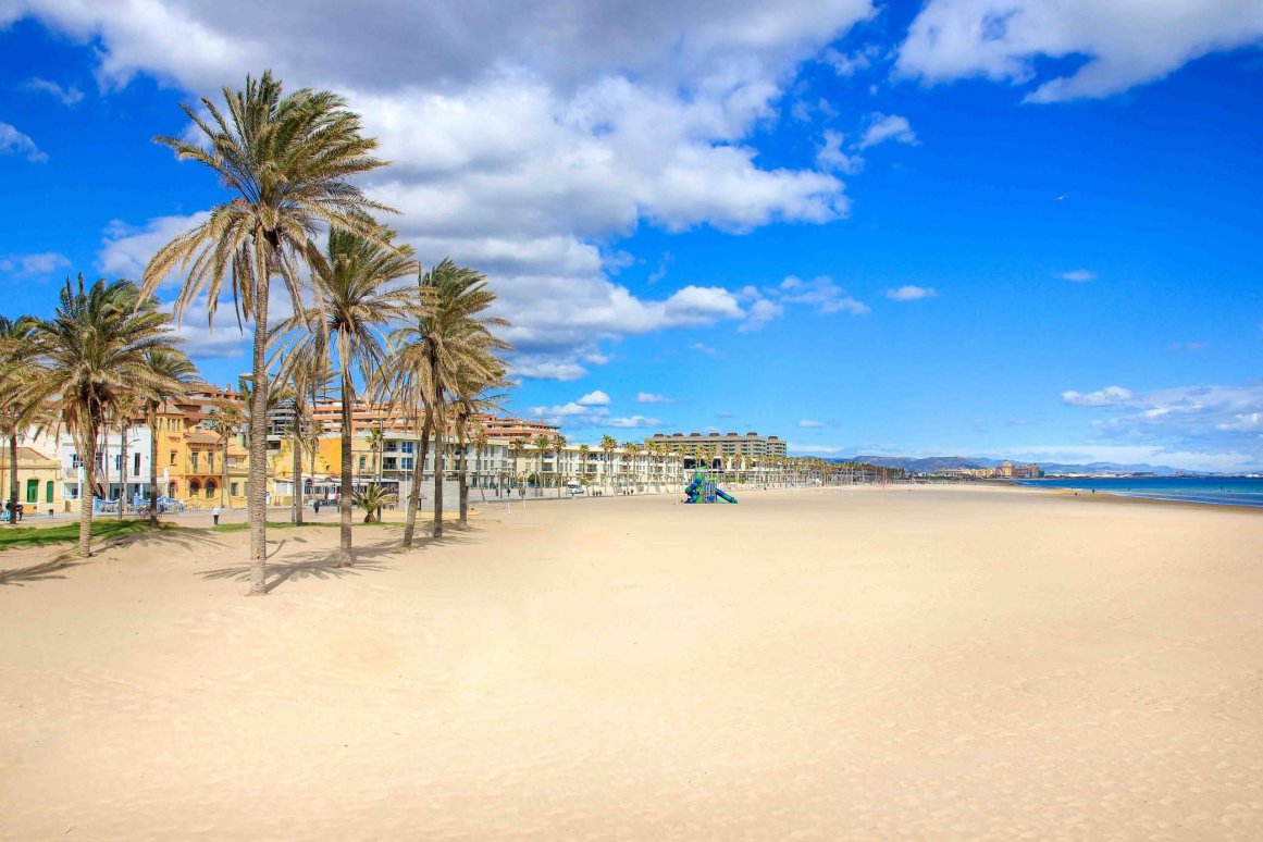 Playa Patacona in Alboraya - Valencia Strand @Jürgen Reichenpfader