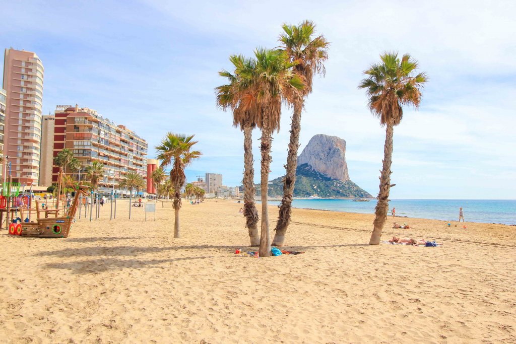 Playa del Arenal-Bol, Strand, Alicante, Calpe, Spanien, Costa Blanca