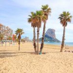 Playa del Arenal-Bol, Plage de Calpe, Alicante, Costa Blanca