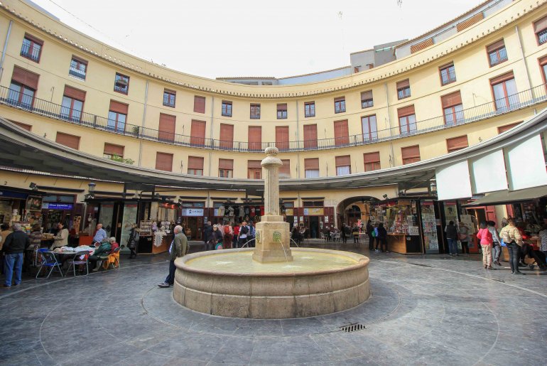 Plaza Redonda, Valencia, Spanien