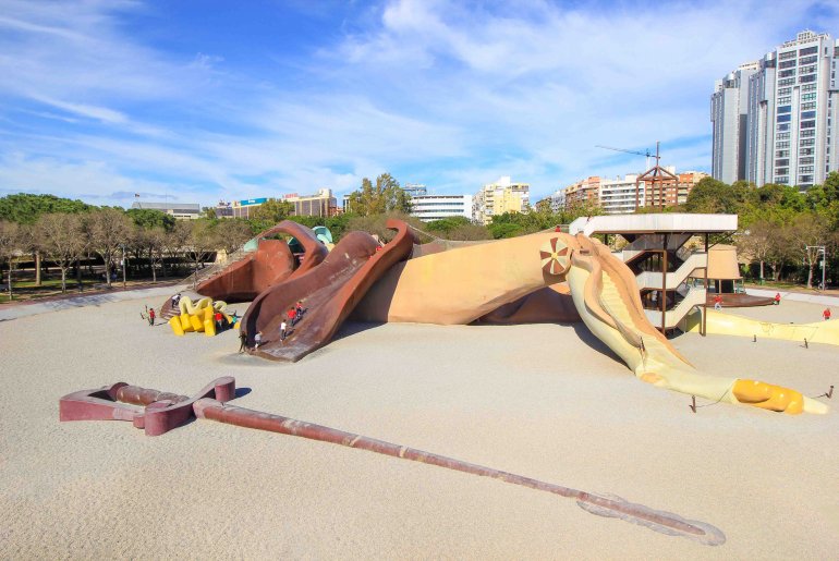 Gulliver-Park, Spielplatz, Valencia